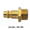 Conector de aire de presión de rosca macho