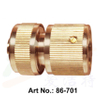 Acoplamiento de conector rápido de clic de latón