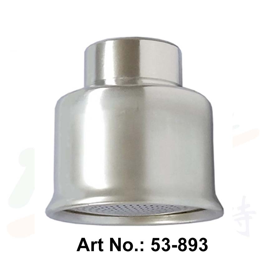 Cabezal rociador de lluvia suave de aluminio