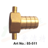 Conector de manguera de latón, tipo suizo
