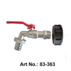 Grifo de barril de latón con conector S60 IBC