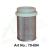 Filtro de acero inoxidable para válvula de succión