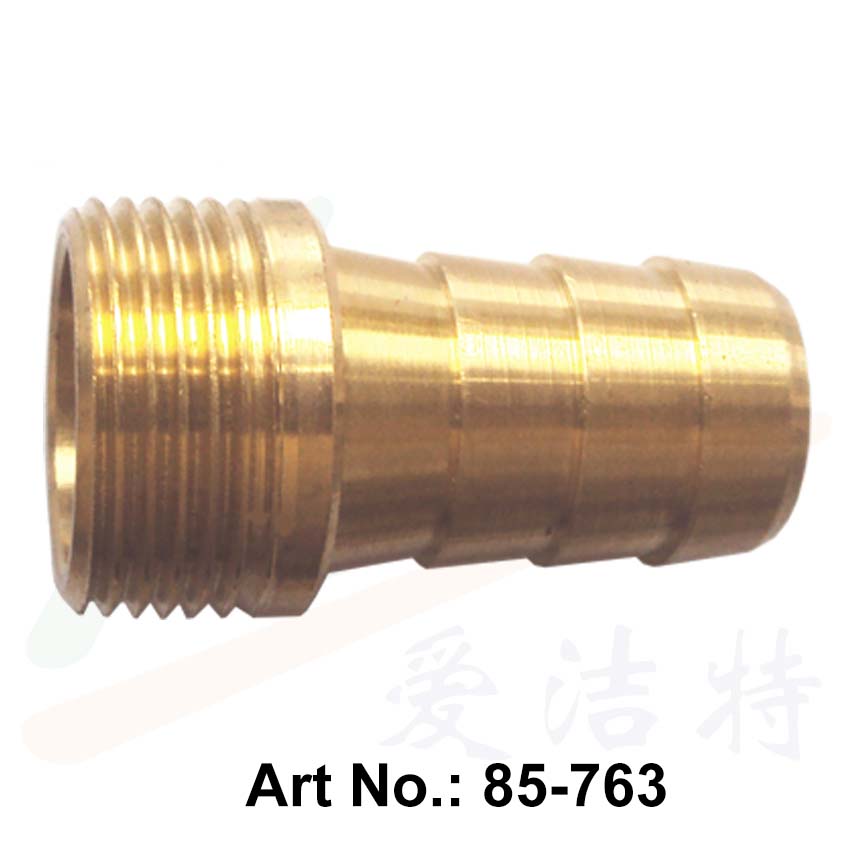 Conector de manguera con rosca macho, tipo suizo