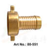 Conector de manguera hembra de latón