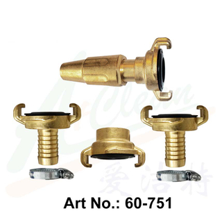 Conector de manguera y boquilla rociadora, juego