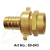  Conector de manguera de rosca hembra de latón