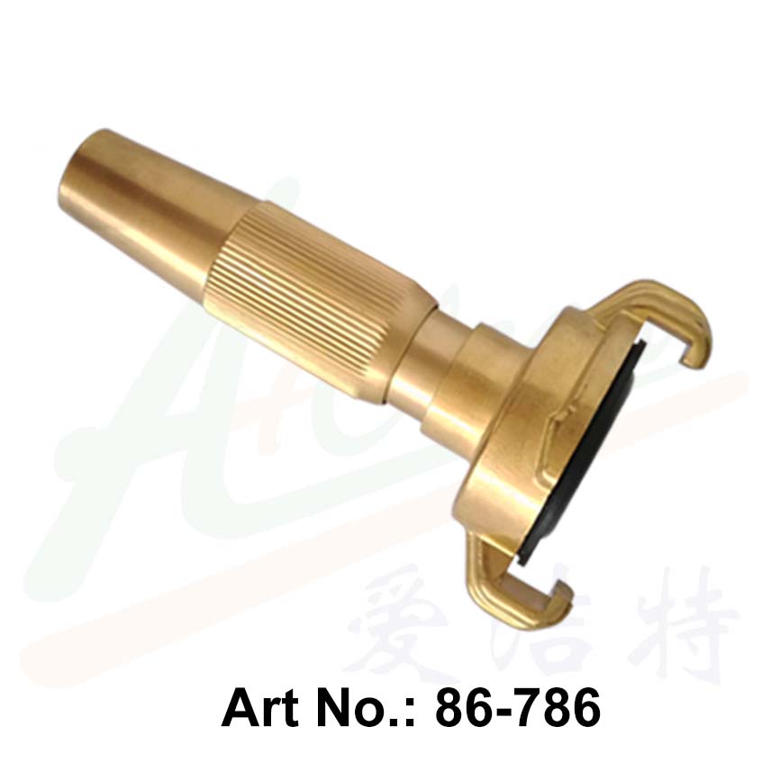 Boquilla de manguera de latón con conector rápido