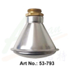 Cabezal rociador de lluvia suave de aluminio